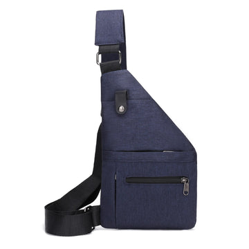 Xajzpa Men's Trend Chest Bag Fashionable Lightweight Comfortable Mini Messenger Bag Personalized Casual Korean Shoulder Crossbody Bag